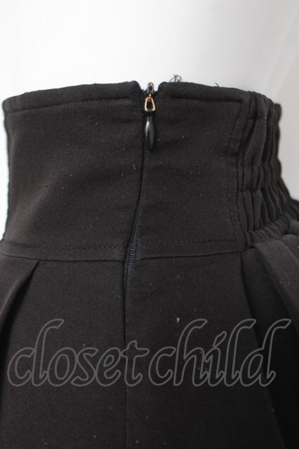 画像4: evelyn / ダブルフレアスカート F 黒 Y-26-04-03-169-LO-SK-SZ-ZY (4)