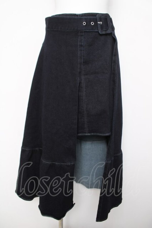 画像1: EATME / 重ねデニムスカート  デニム Y-26-04-03-174-LO-SK-SZ-ZY (1)