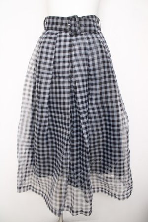画像: an another angelus / シアーギンガムチェックタックスカート   Y-26-04-03-179-CA-SK-SZ-ZY