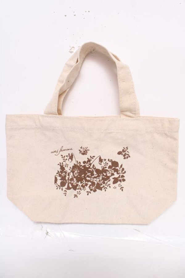 画像1: axes femme / ミニトート  生成り Y-26-04-03-031-AX-BG-SZ-ZY (1)