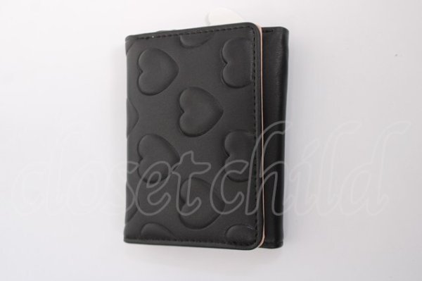 画像1: axes femme / ミニウォレット  黒 Y-26-04-03-005-AX-ZA-SZ-ZY (1)