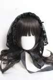画像5: ATELIER　Ruby / フラワーレースヘッドドレス  黒 Y-26-04-05-050-EL-AC-SZ-ZY (5)