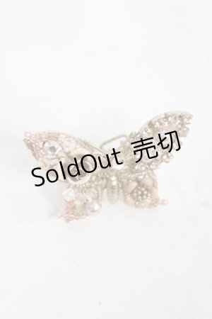 画像: axes femme / 蝶×ローズリング  ピンク×ゴールド Y-26-04-05-006-AX-AC-SZ-ZY