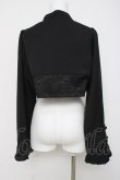 画像3: axes femme kawaii / チャイナ釦ボレロ M 黒 Y-26-04-05-061-AX-TO-SZ-ZY (3)