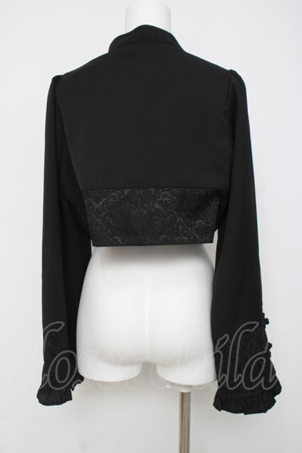 画像3: axes femme kawaii / チャイナ釦ボレロ M 黒 Y-26-04-05-061-AX-TO-SZ-ZY (3)