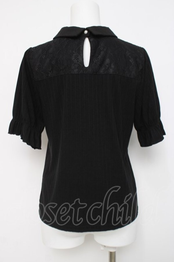 画像2: axes femme / ベルト付リブトップス F 黒 Y-26-04-05-066-AX-TO-SZ-ZY (2)