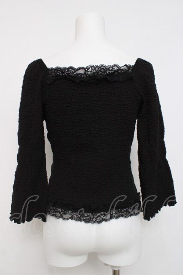 画像2: axes femme / レースアッププルオーバー  黒 Y-26-04-05-069-AX-TO-SZ-ZY (2)