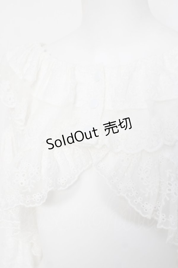 画像3: merry jenny / スカラップfrillボレロ F ホワイト Y-26-04-05-073-LO-TO-SZ-ZY (3)