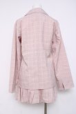 画像2: DearMyLove / チェックセットアップ  ピンク Y-26-04-05-074-EL-TO-SZ-ZY (2)