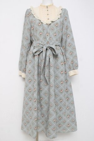 画像: axes femme / ブロッキングワンピース  ミント Y-26-04-05-085-AX-OP-SZ-ZY