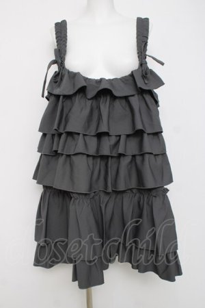 画像: merry jenny / ホイップクリームミニワンピース F チャコール Y-26-04-05-087-LO-OP-SZ-ZY