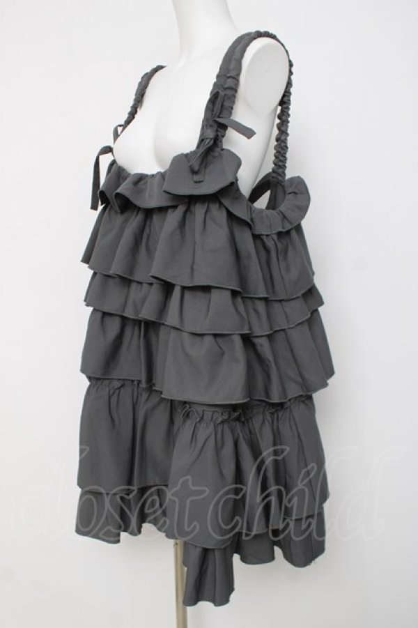 画像2: merry jenny / ホイップクリームミニワンピース F チャコール Y-26-04-05-087-LO-OP-SZ-ZY (2)