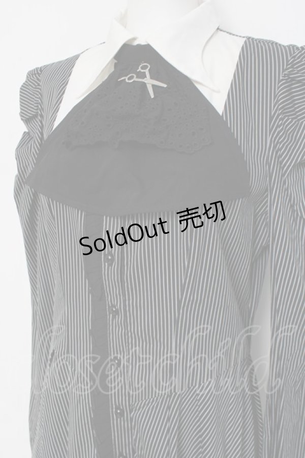 画像2: DARK IN LOVE / ヨークデザインワンピース L 黒ｘシロ Y-26-04-05-089-PU-OP-AS-ZY (2)