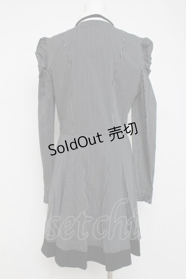 画像3: DARK IN LOVE / ヨークデザインワンピース L 黒ｘシロ Y-26-04-05-089-PU-OP-AS-ZY (3)