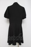 画像2: DARK IN LOVE / Gothic rope red heart buttonワンピース L 黒 Y-26-04-05-092-PU-OP-AS-ZY (2)