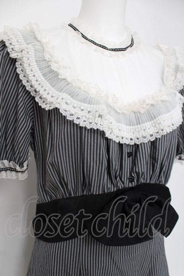 画像4: DARK IN LOVE / レースデザインワンピース XL グレーｘ黒 Y-26-04-05-094-PU-OP-AS-ZY (4)