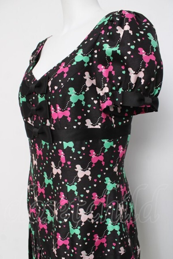 画像2: JESUS DIAMANTE / 6つリボンワンピース 42 黒 Y-26-04-05-098-JE-OP-AS-ZY (2)