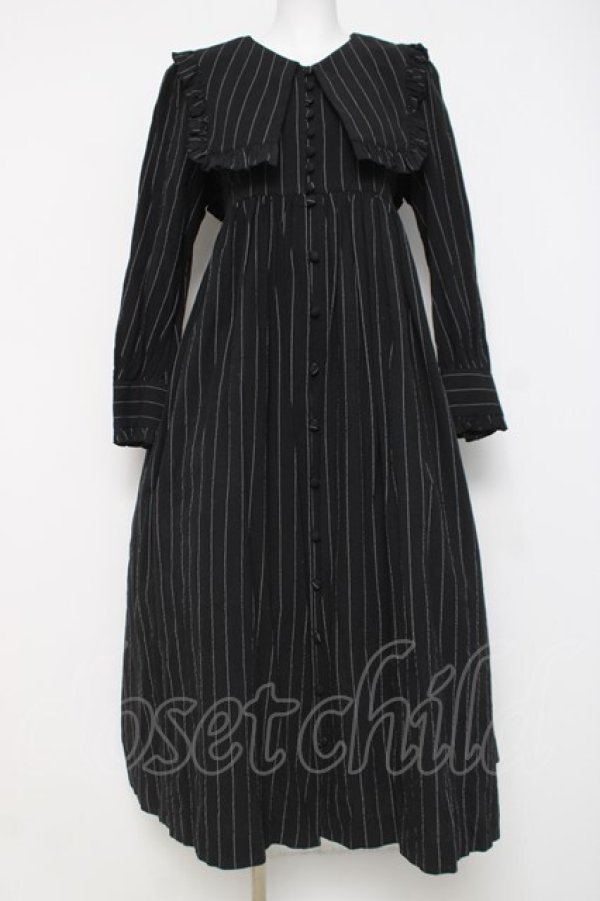 画像1: Sheglit / アネモネのフリルワンピース M 黒 Y-26-04-05-101-EL-OP-AS-ZY (1)