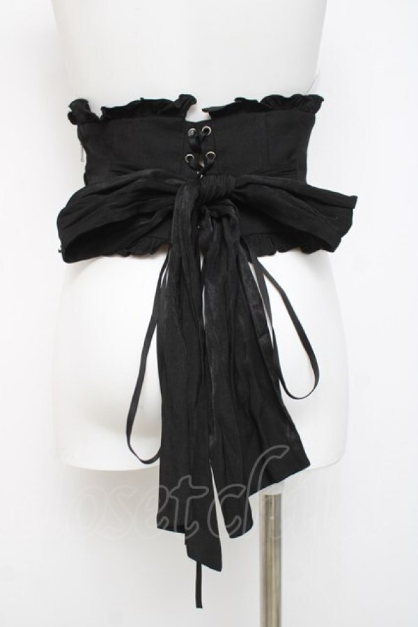 画像3: Sheglit / レースフリルコルセット  黒 Y-26-04-05-106-EL-ZA-AS-ZY (3)