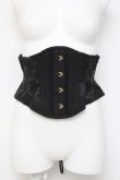 画像1: abilletage / ローズモチーフミニコルセット 4 黒 Y-26-04-05-108-GO-TO-AS-ZY (1)