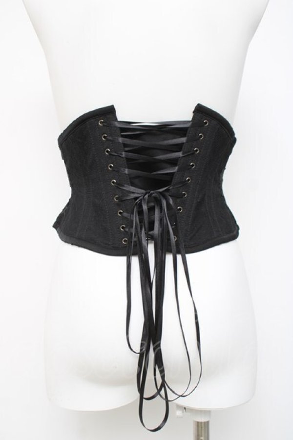 画像3: abilletage / ローズモチーフミニコルセット 4 黒 Y-26-04-05-108-GO-TO-AS-ZY (3)