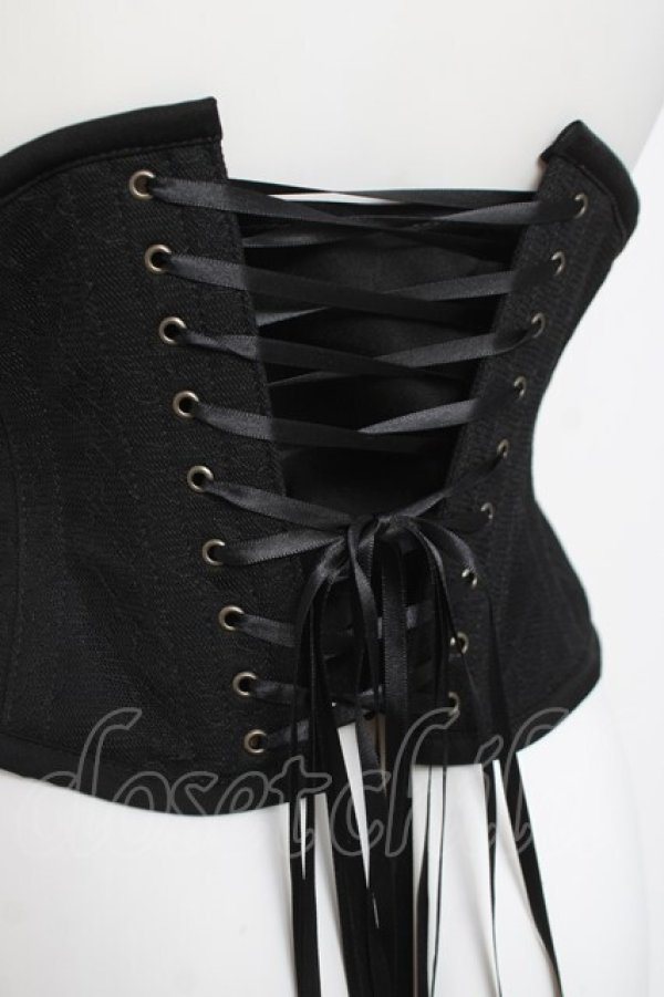 画像4: abilletage / ローズモチーフミニコルセット 4 黒 Y-26-04-05-108-GO-TO-AS-ZY (4)