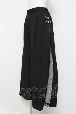 画像: axes femme / パールビットワイドパンツ  黒 Y-26-04-05-110-AX-PA-SZ-ZY