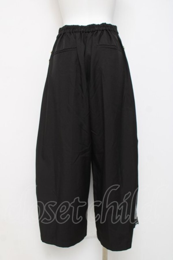 画像3: axes femme / パールビットワイドパンツ  黒 Y-26-04-05-110-AX-PA-SZ-ZY (3)