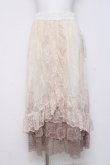 画像1: axes femme / グラデレースフリルスカート  ベージュ Y-26-04-05-114-AX-SK-SZ-ZY (1)
