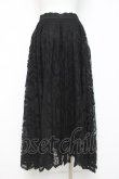 画像2: axes femme / レースサーキュラースカート  黒 Y-26-04-05-119-AX-SK-SZ-ZY (2)