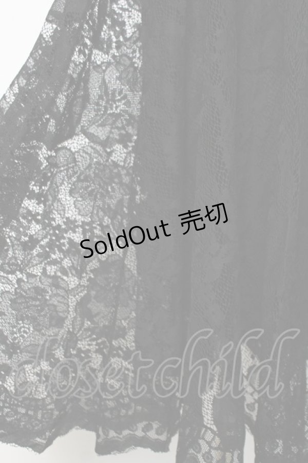 画像3: axes femme / レースサーキュラースカート  黒 Y-26-04-05-119-AX-SK-SZ-ZY (3)