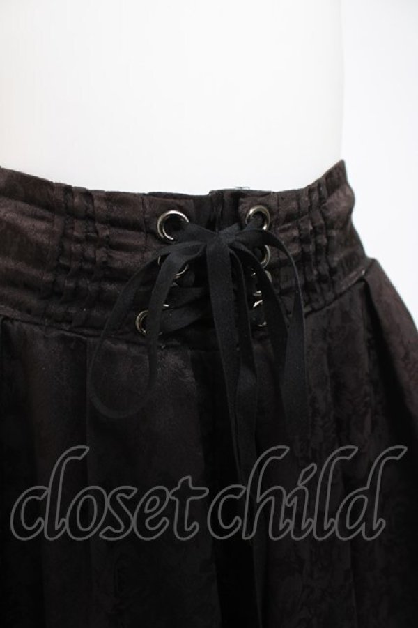 画像3: axes femme / アソート柄編上ショートパンツ M 黒 Y-26-04-05-123-AX-PA-SZ-ZY (3)