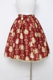 画像2: metamorphose / グラン・エンブレムシャーリングスカート  ワイン Y-26-04-05-125-ME-SK-AS-ZY (2)