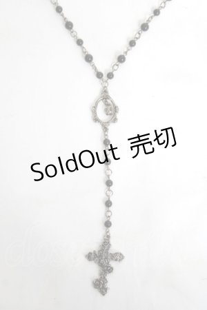 画像: GOTH / ロザリオ  黒 Y-26-04-05-014-GO-AC-AS-ZY