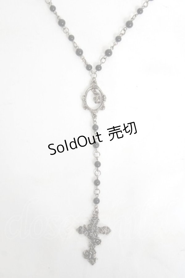 画像1: GOTH / ロザリオ  黒 Y-26-04-05-014-GO-AC-AS-ZY (1)