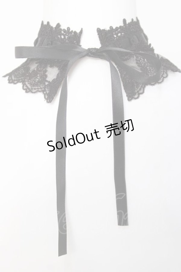 画像2: ATELIER PIERROT / レースチョーカー  黒 Y-26-04-05-015-EL-ZA-AS-ZY (2)