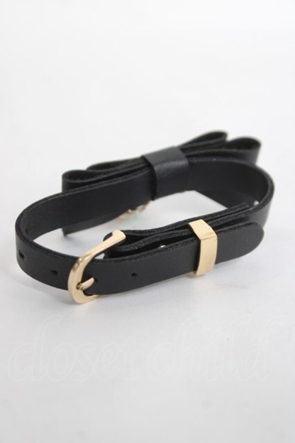 画像2: Rojita / レザーブレスレット  黒 Y-26-04-05-021-LO-ZA-SZ-ZY (2)