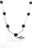 画像1: Angelic Pretty / Lovely Love Letterネックレス  黒 Y-26-04-07-001-AP-AC-SZ-ZY (1)