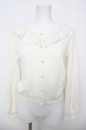 画像: Ank Rouge / レース衿裏毛SETUP M アイボリー Y-26-04-07-037-CA-TO-SZ-ZY