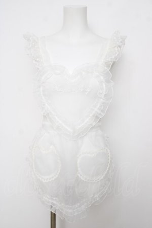 画像: Angelic Pretty / Heart Fairyフリルエプロン  白 Y-26-04-07-041-AP-TO-SZ-ZY
