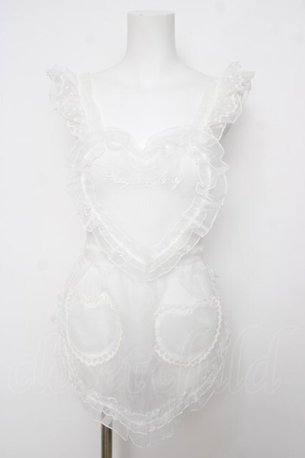 画像1: Angelic Pretty / Heart Fairyフリルエプロン  白 Y-26-04-07-041-AP-TO-SZ-ZY (1)