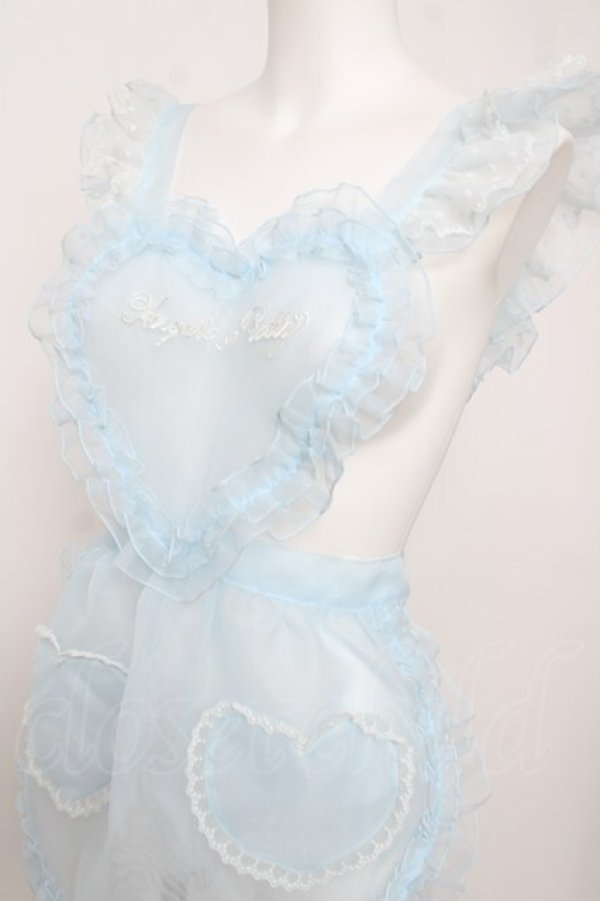 画像3: Angelic Pretty / Heart Fairyフリルエプロン  サックス Y-26-04-07-042-AP-TO-SZ-ZY (3)