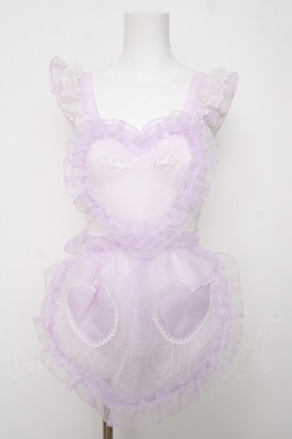 画像1: Angelic Pretty / Heart Fairyフリルエプロン  ラベンダー Y-26-04-07-043-AP-TO-SZ-ZY (1)