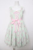 画像1: Angelic Pretty / Sweetie Ribbonジャンパースカート  ミント Y-26-04-07-045-AP-OP-SZ-ZY (1)