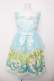 画像1: BABY, THE STARS SHINE BRIGHT / Thumbelina Fairy Tale〜未来への旅立ち〜柄ペタルエプロンジャンパースカート  サックス Y-26-04-07-047-BA-OP-SZ-ZY (1)