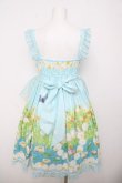 画像2: BABY, THE STARS SHINE BRIGHT / Thumbelina Fairy Tale〜未来への旅立ち〜柄ペタルエプロンジャンパースカート  サックス Y-26-04-07-047-BA-OP-SZ-ZY (2)