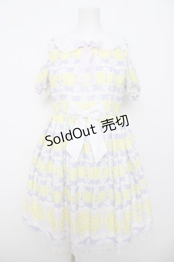 画像1: Angelic Pretty / Lemonade Floatワンピース  ラベンダー Y-26-04-07-050-AP-OP-SZ-ZY (1)