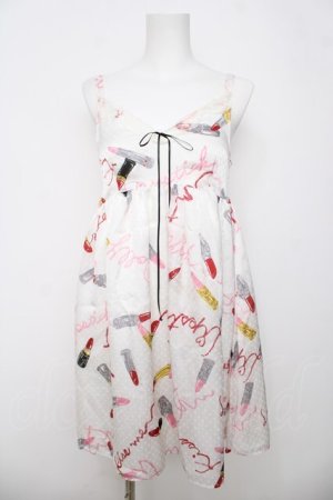 画像: MILK / ラブ・ルージュスリップドレス  ホワイト Y-26-04-07-052-ML-OP-SZ-ZY