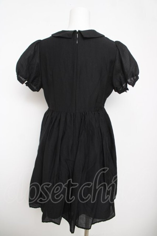 画像2: Ank Rouge / レースリボンドーリーワンピース M 黒 Y-26-04-07-054-CA-OP-SZ-ZY (2)