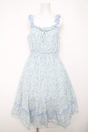 画像: axes femme / フリル×コットンレースワンピース F 白 Y-26-04-07-055-AX-OP-SZ-ZY